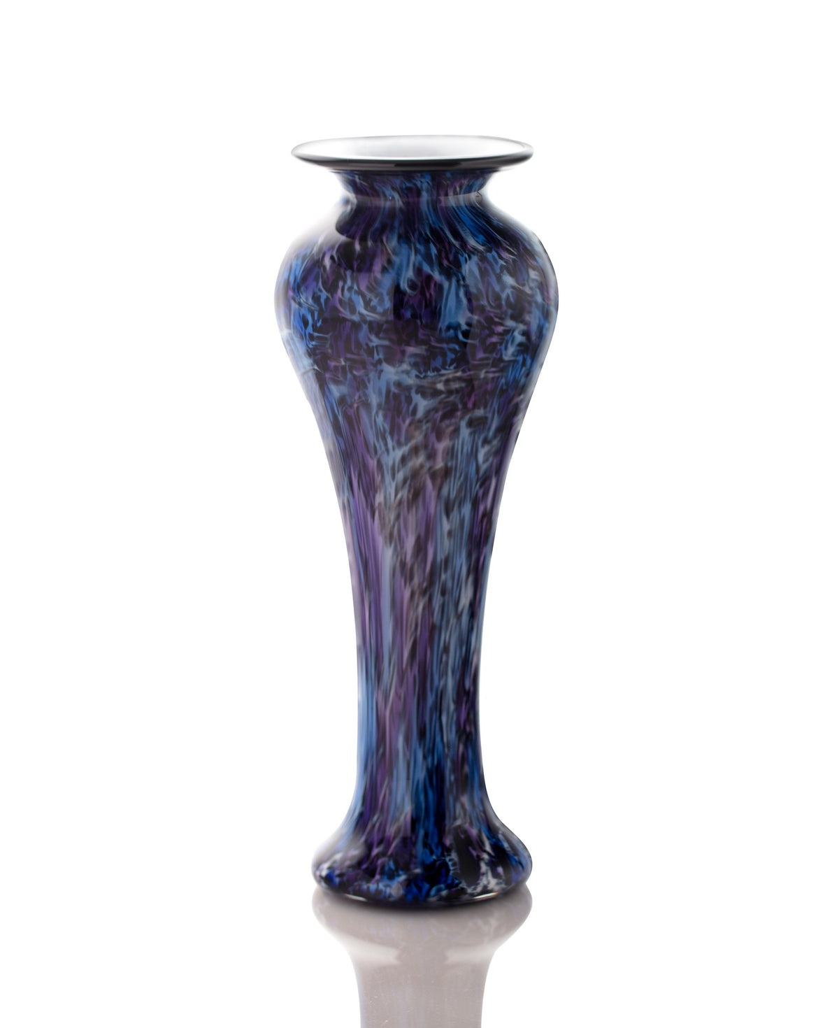 Slender Moonbeam Frit Vase