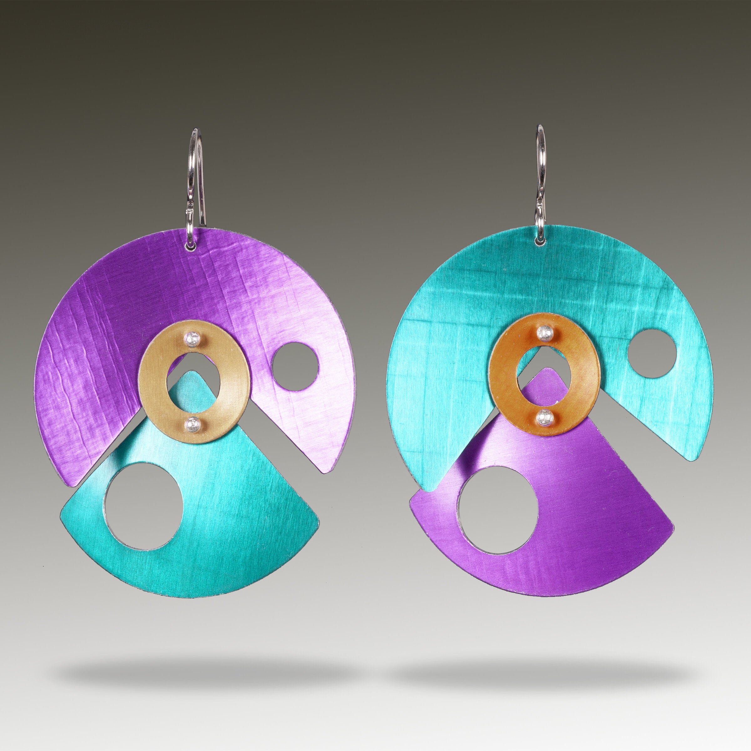 Violet, Gold & Turquoise