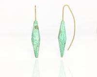 Sculpted Chrysoprase Earrings