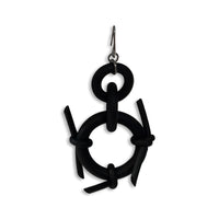 Bird's Nest Rubber Earrings