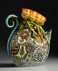 French Pitcher With Leaves And Vines