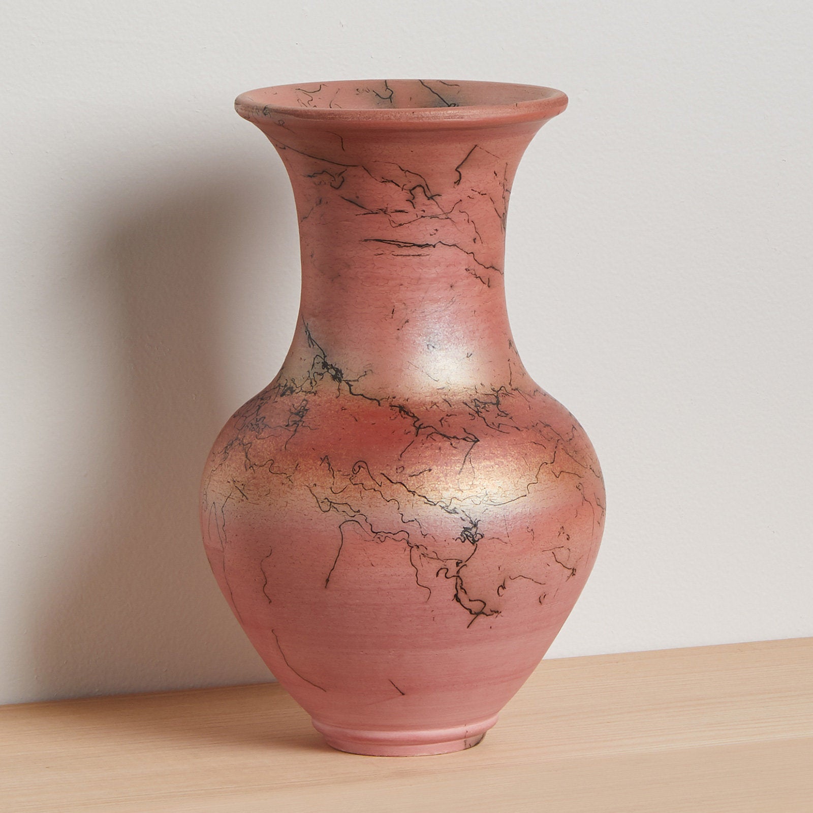 Horsehair Raku Vessel 9