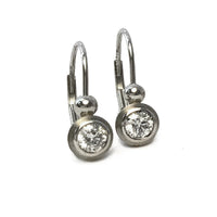 Simplicity Double Bezel Diamond Earrings