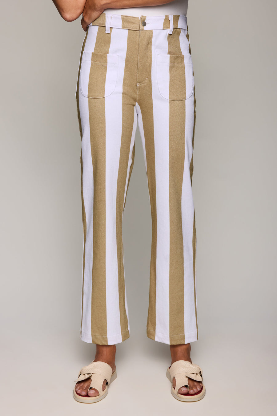 Dream Knit Denim Stripe Jean