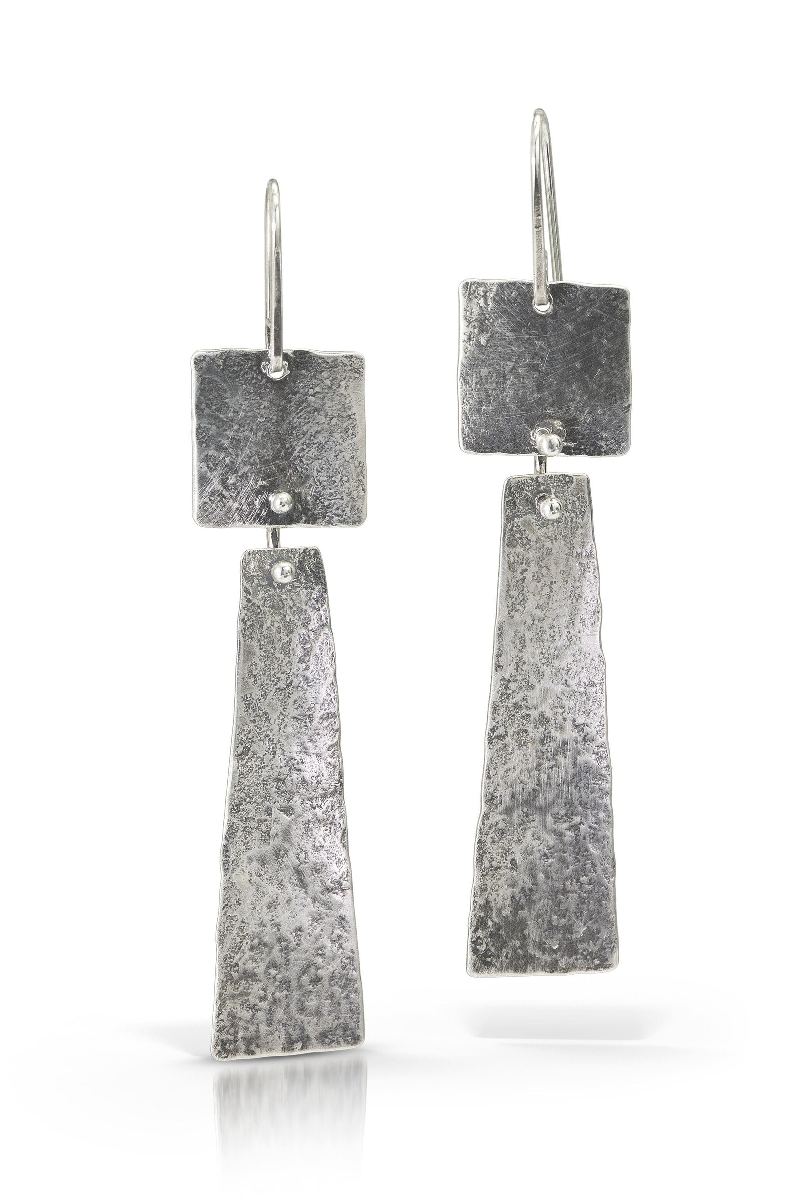 Pyramid Dangle Earrings