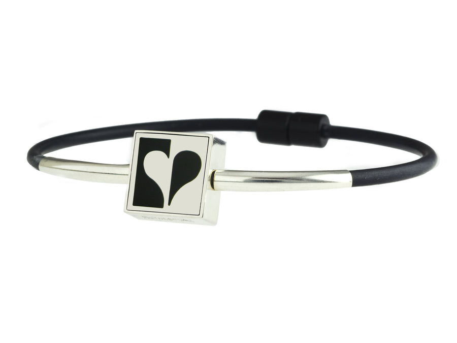 Heart Bracelet on Neoprene