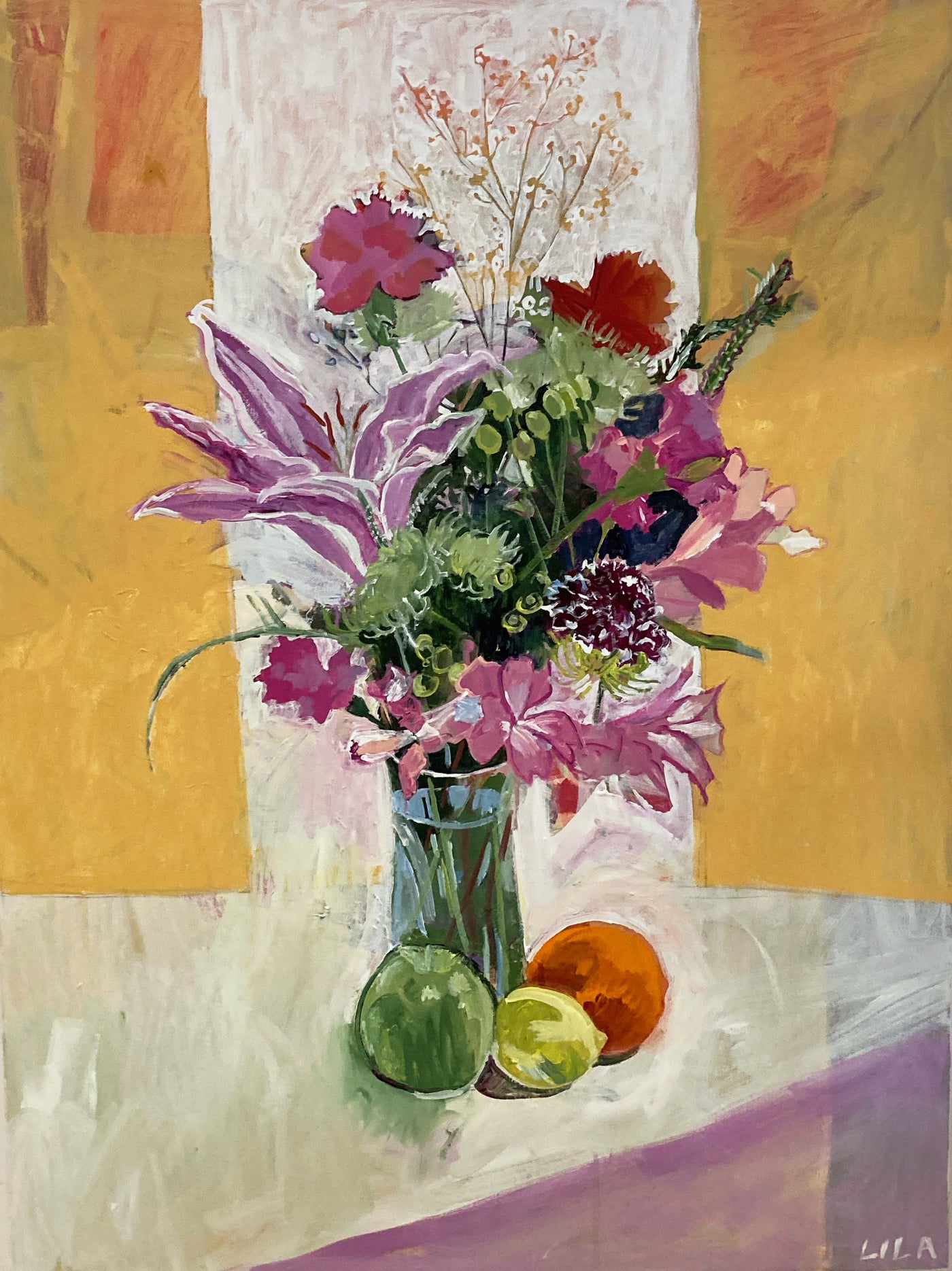 Lilies, Carnations