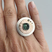 Teal Hana Ring