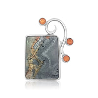 Autumn Ember Maligano Jasper Ring
