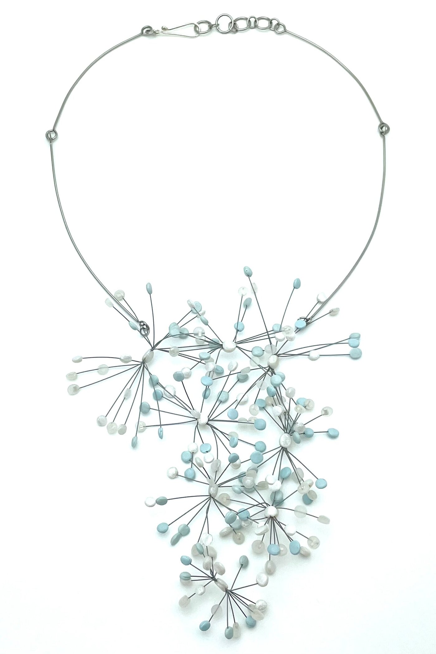 Cascading Pom Pom Necklace