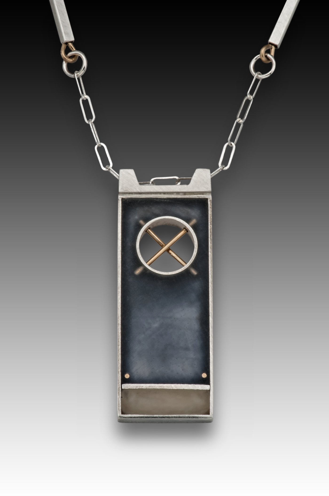 XO Rectangular Necklace