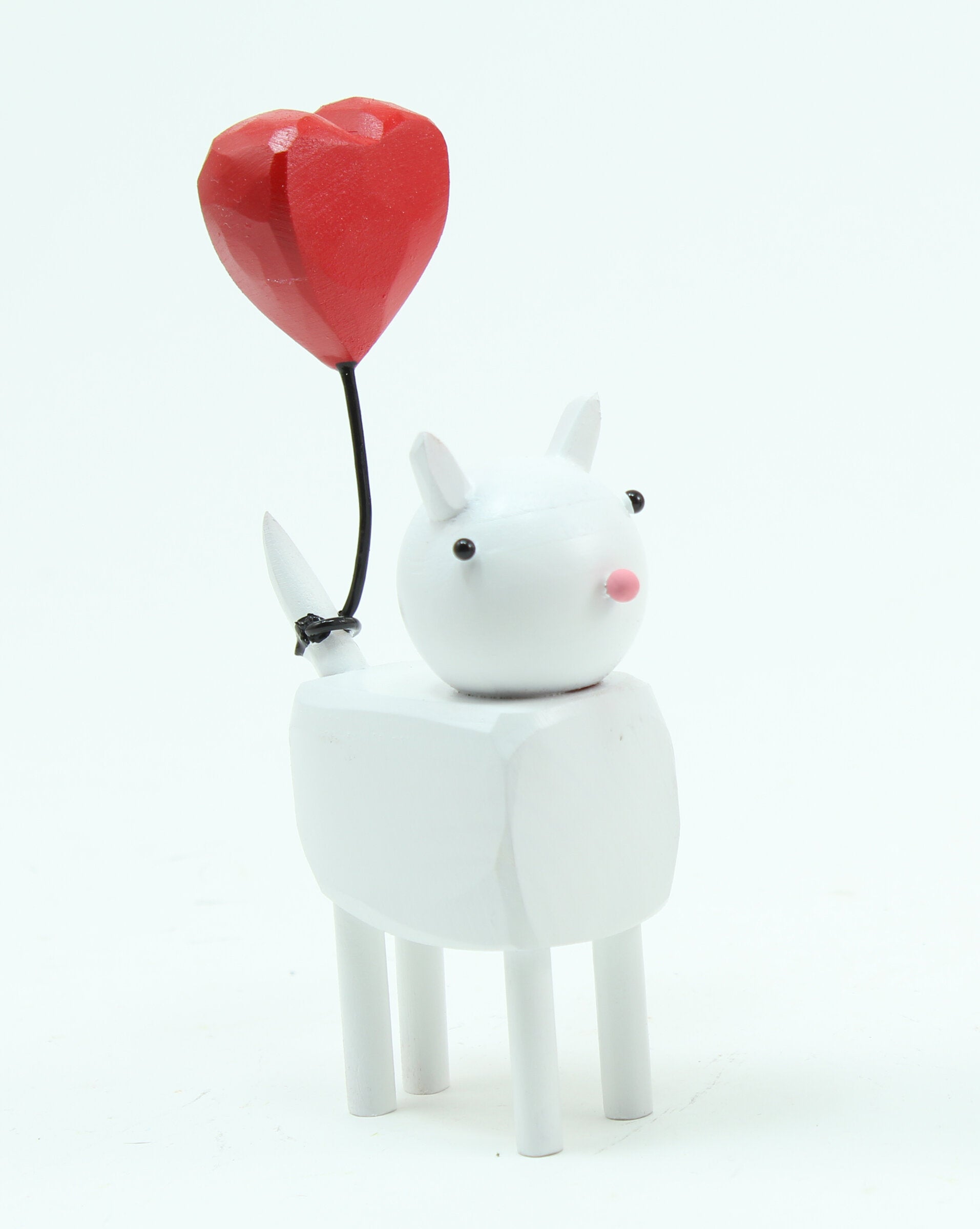 Kitties with Heart Balloons