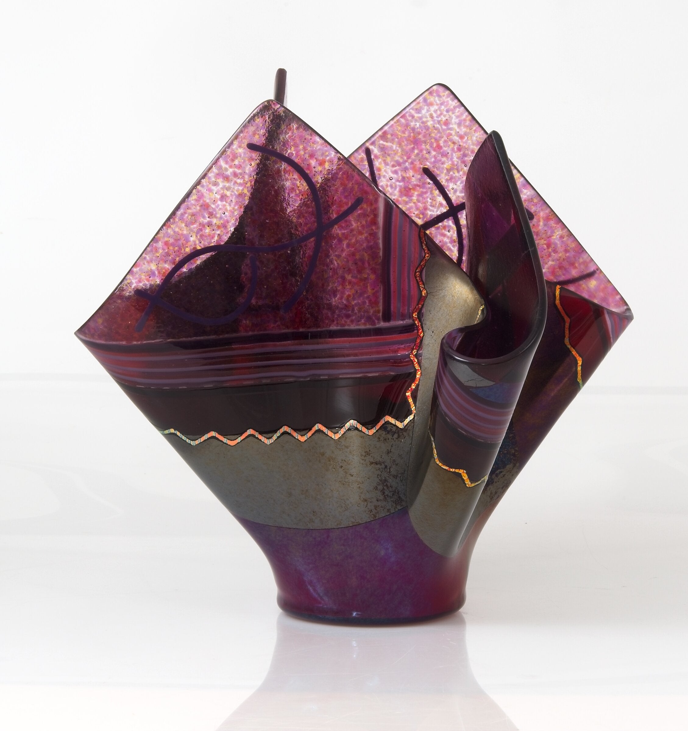 Purple Sunset Vessel III