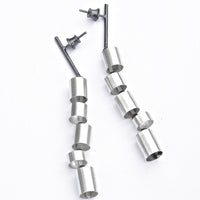 Linked Tube Earrings