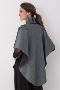 dark heather gray, back view