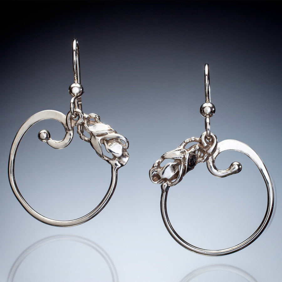 Leaf Trio Dangle Earrings | Photo by Ralph Gabriner