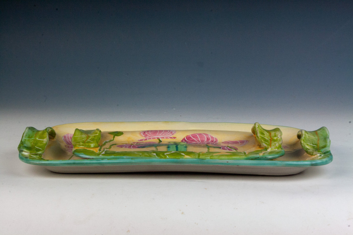Medium Poppy & Dragonfly Platter