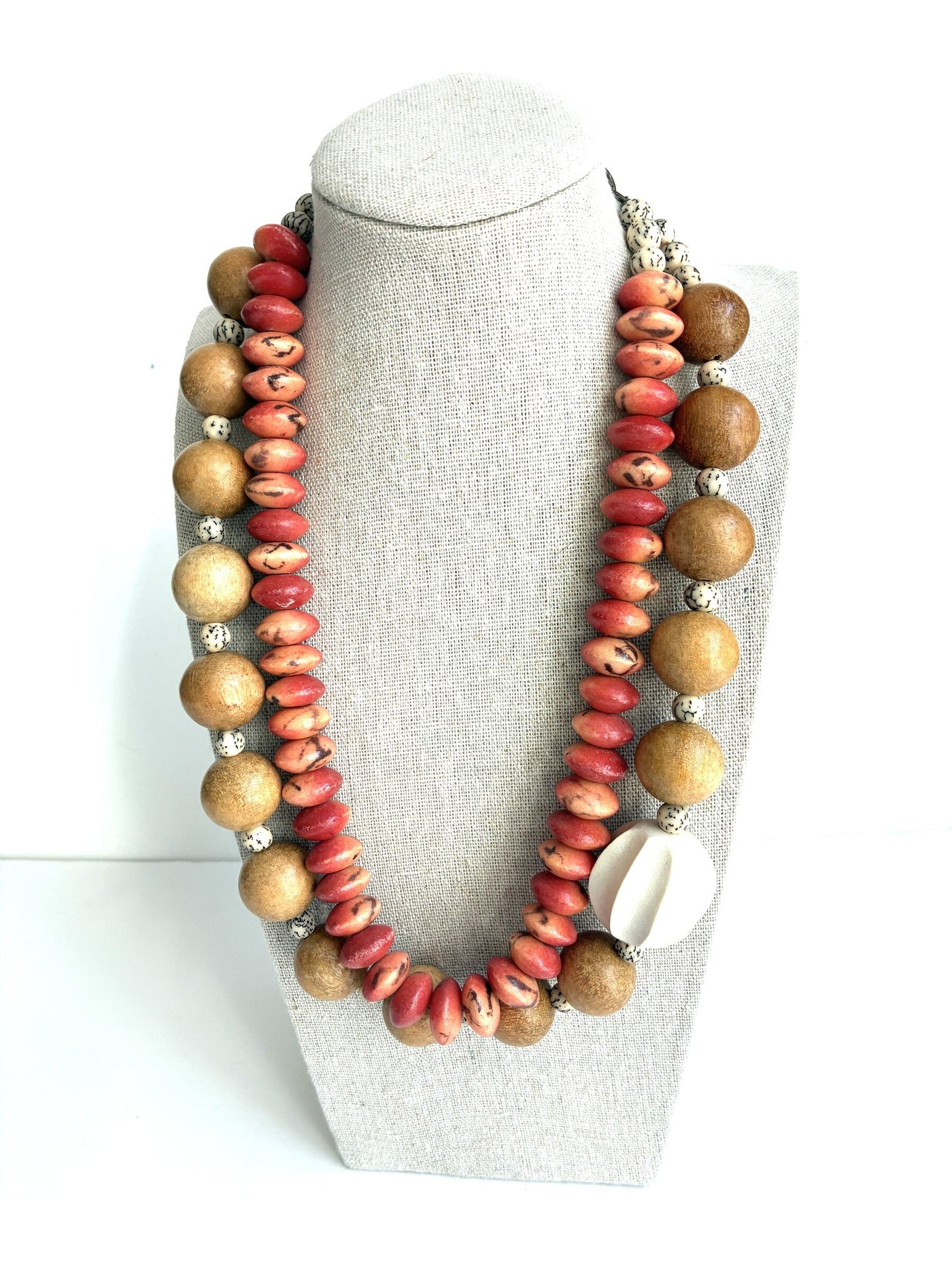 Apple Coral Necklace
