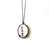 Leaf Stem Pendant