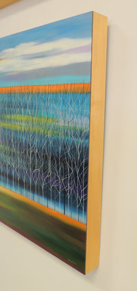 Trees on Thalo Turquoise