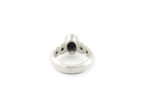 Scallop Ring with Australian Spinel