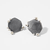 Facet Edge Stud Earrings