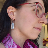 Gothic Archway Hoop Earrings