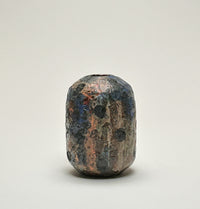 Textured Black Clay Small Vessel
