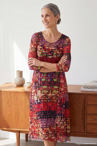 Crushed Mesh Roanna Dress