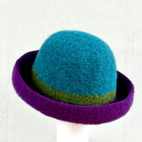 Striped Felt Hat