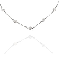 Five Spiral Necklace in Argentium Silver 