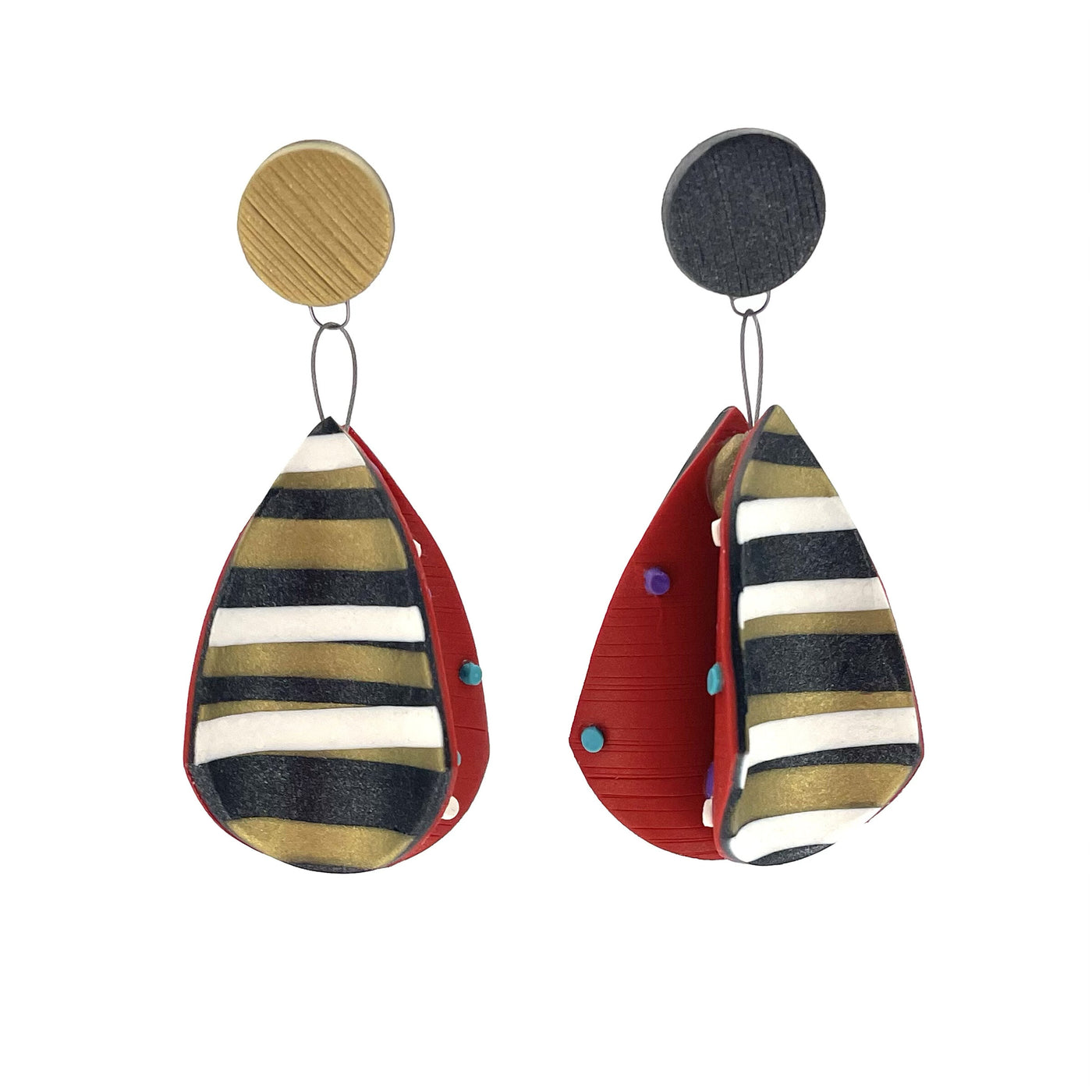Holiday Teardrop Wings Earrings