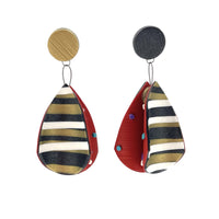 Holiday Teardrop Wings Earrings