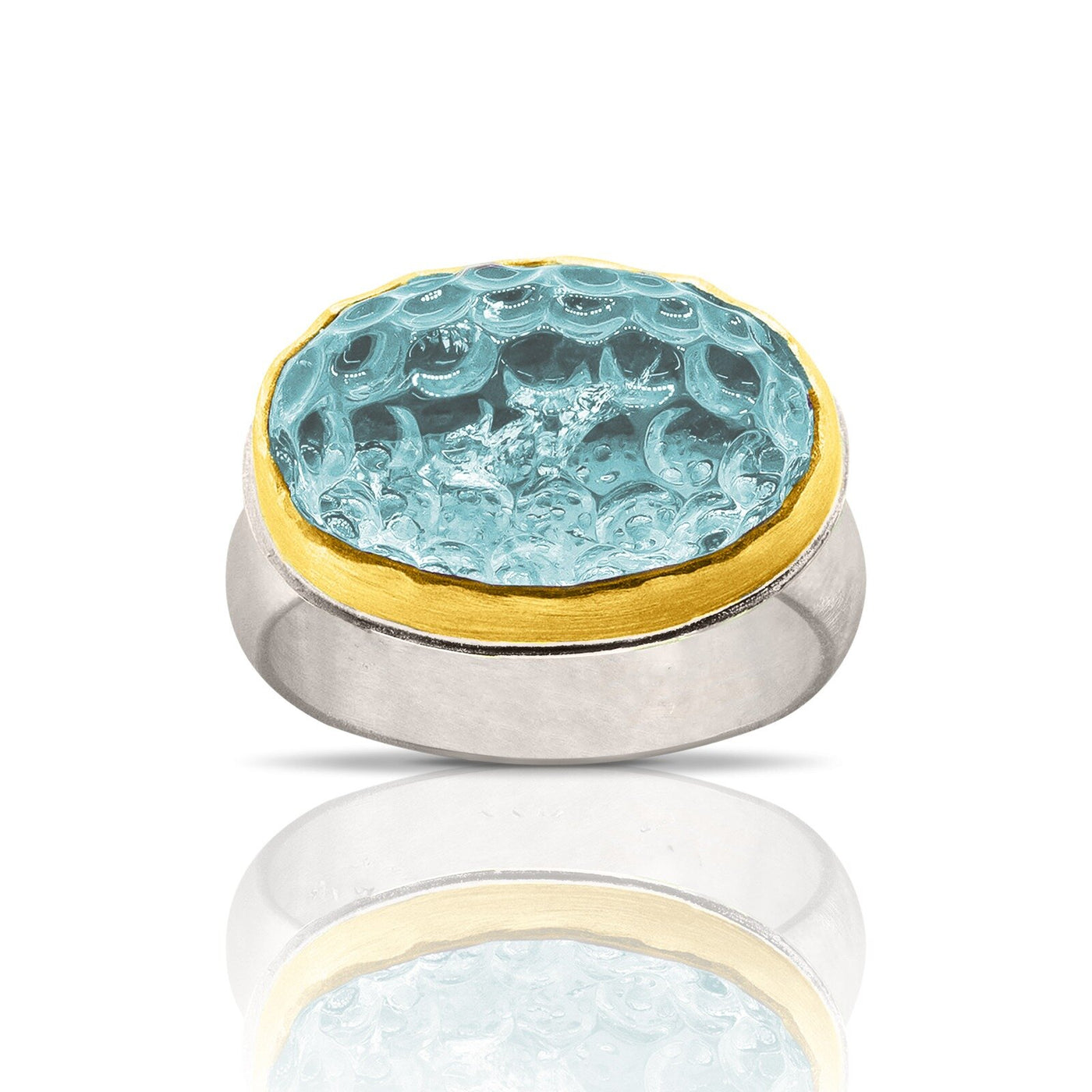 Pineapple Topaz Ring