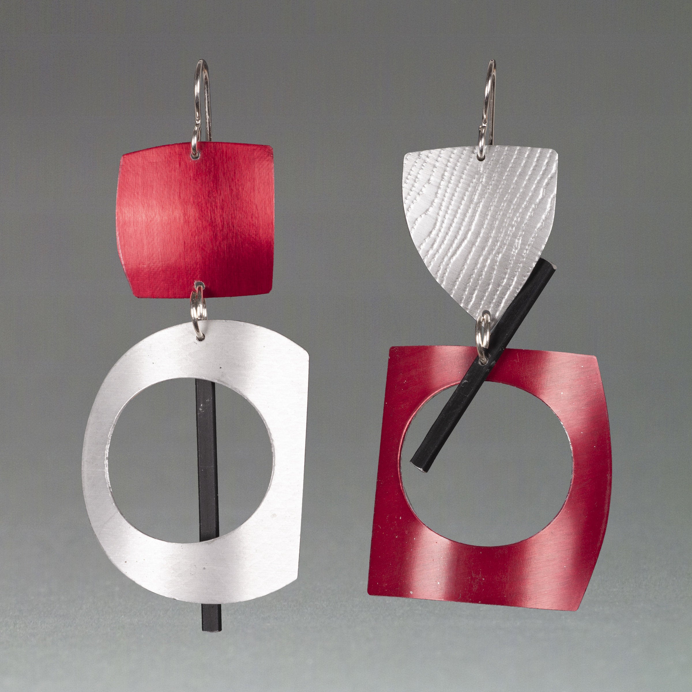 Red, Silver & Black