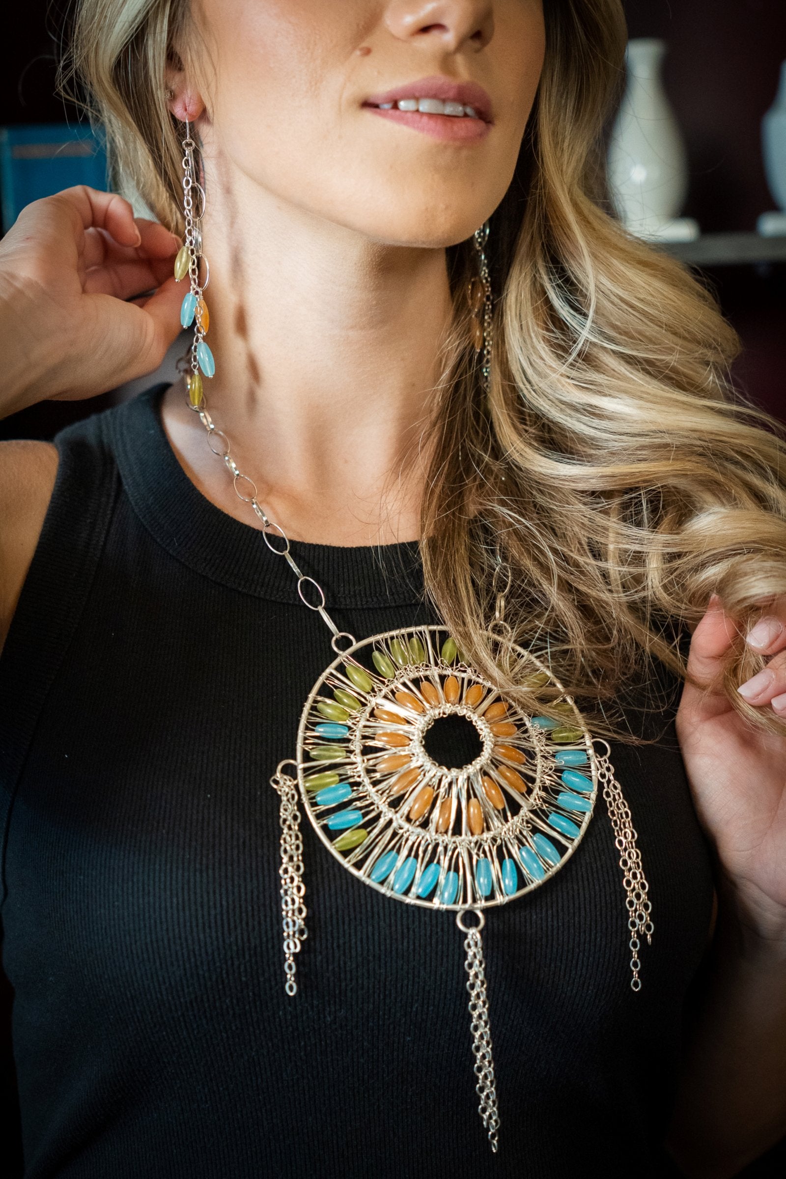 Concentric Circles Necklace