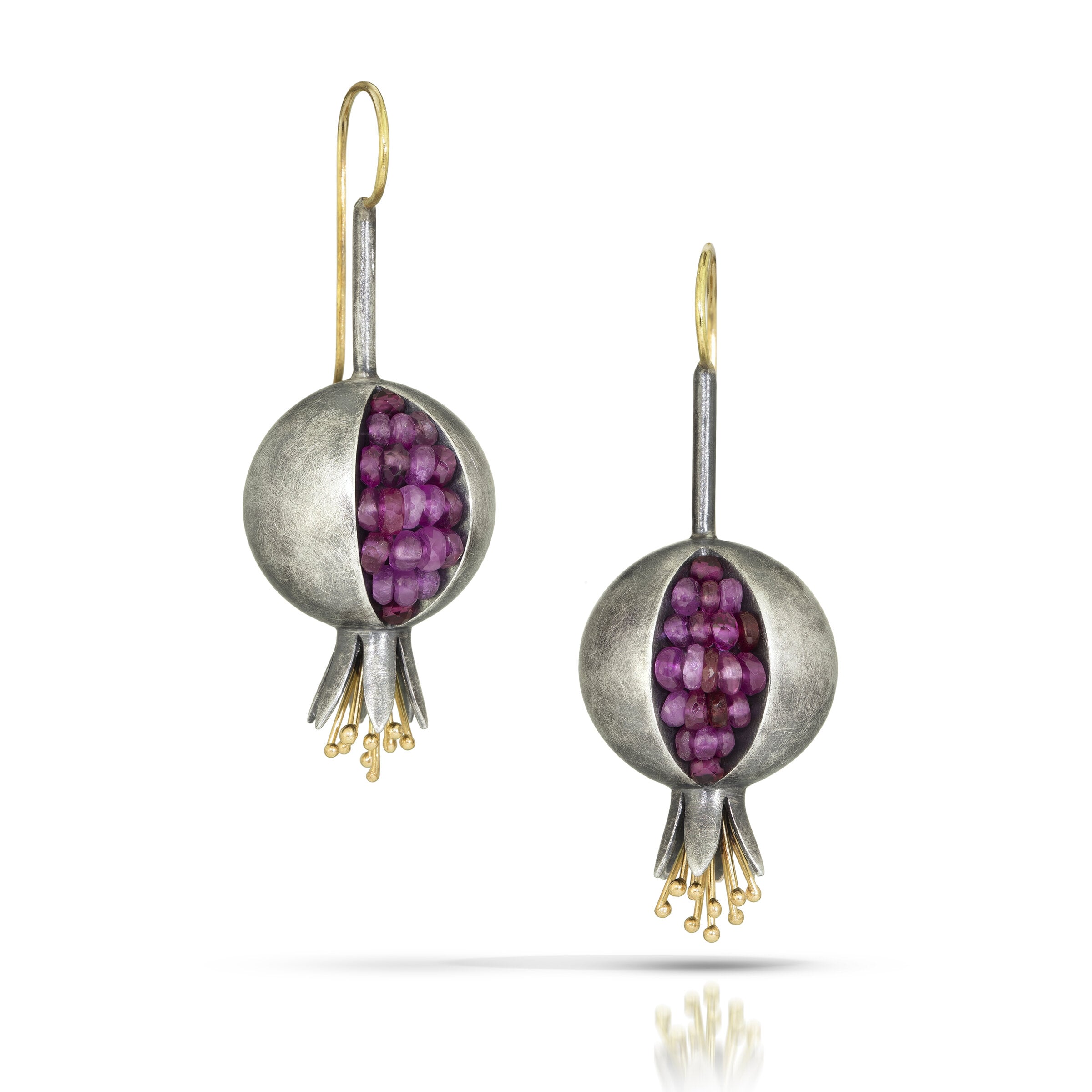 Pomegranate Diva Earrings