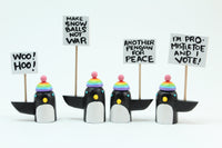 Picketing Beanie Penguins