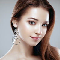 Floating Multi-Hoop Earrings