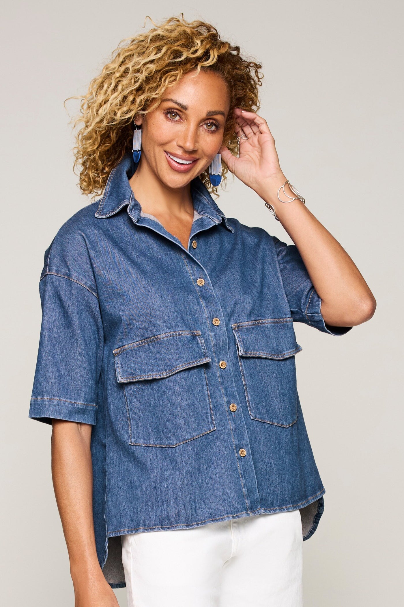 Dream Knit Denim Shirt