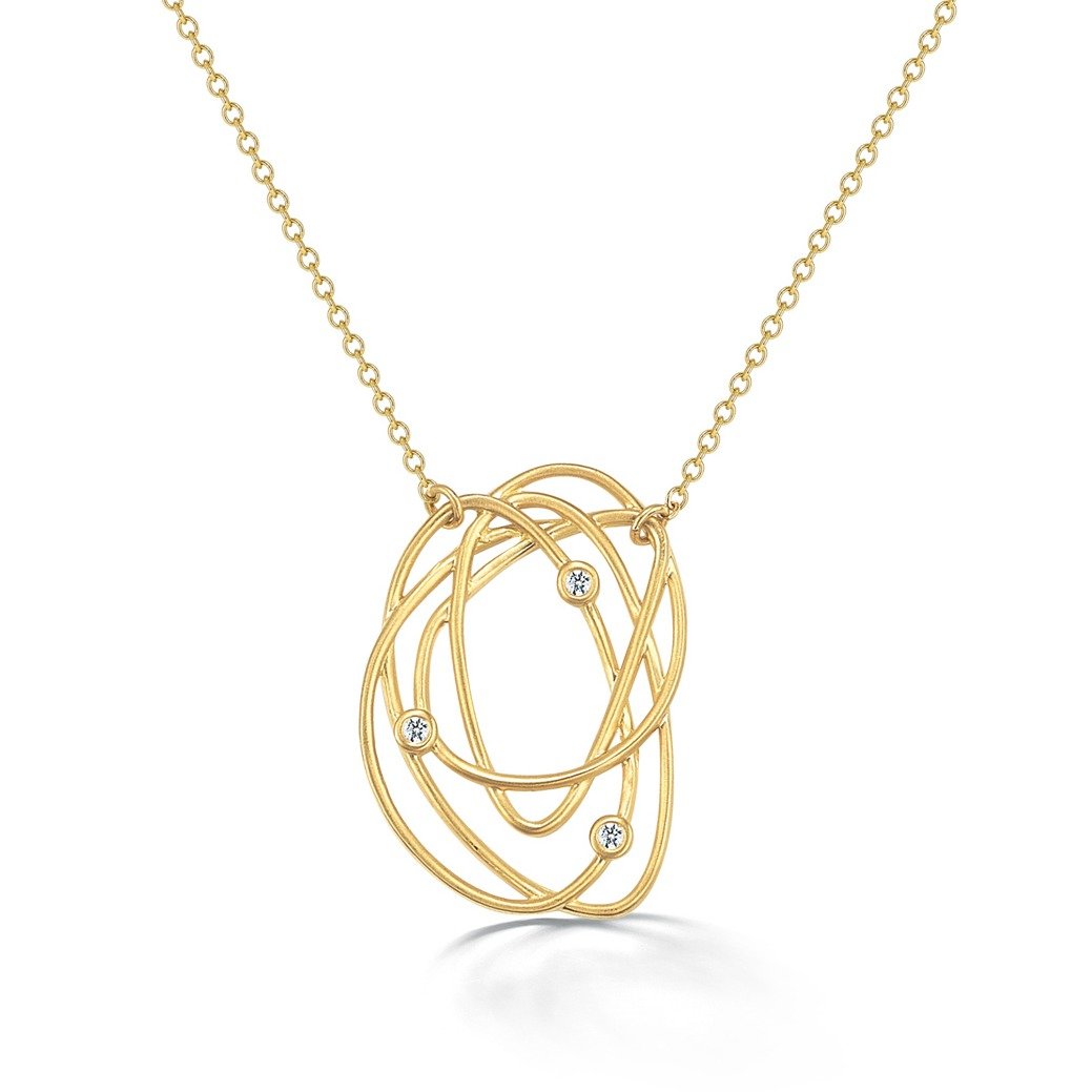 Scribble Single Tangle Pendant