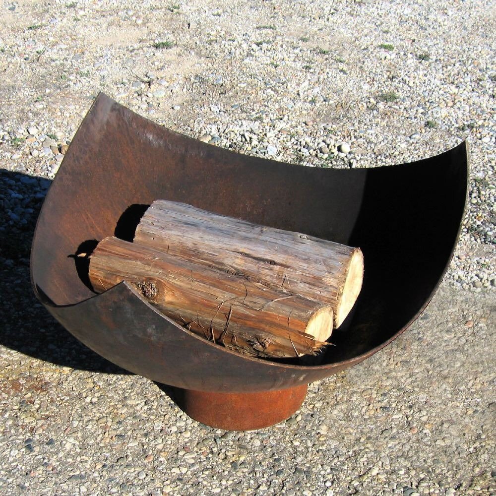 King Isosceles Sculptural Firebowl