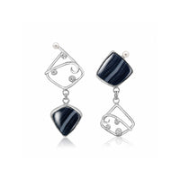 Shadow Play Psilomelane Earrings