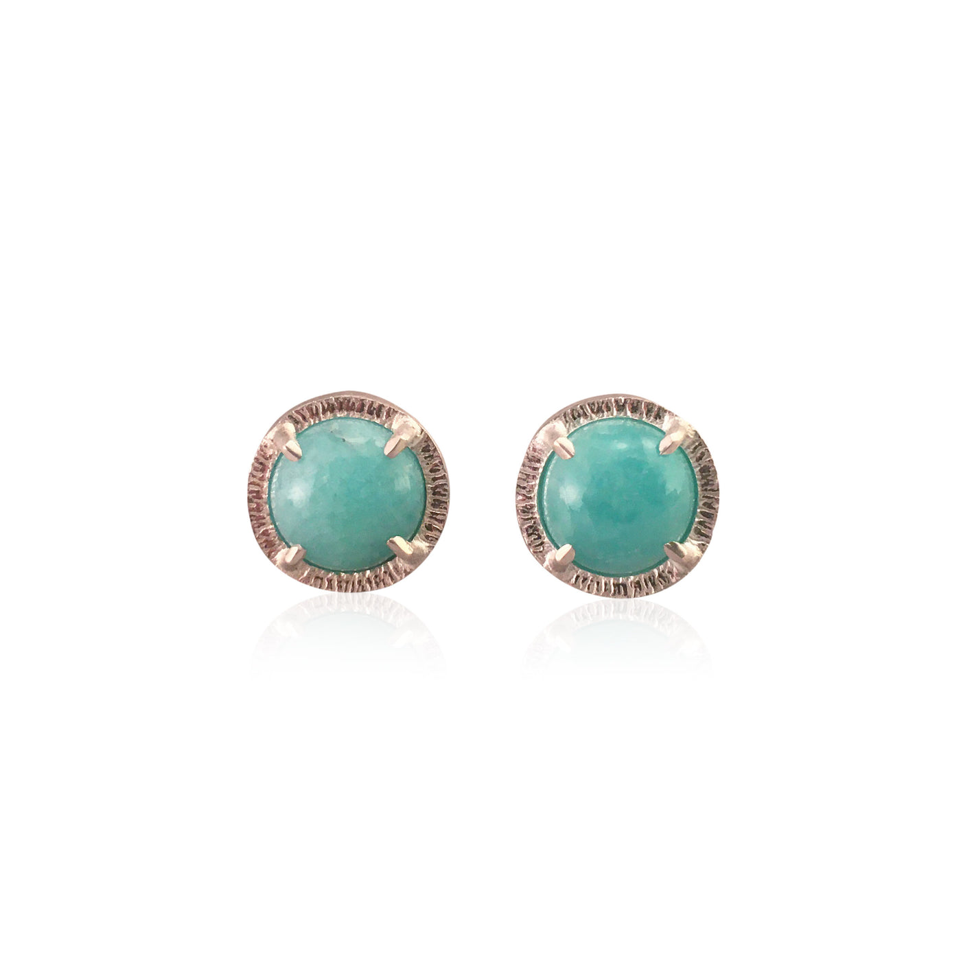 Amazonite Large Juju Stud Earrings