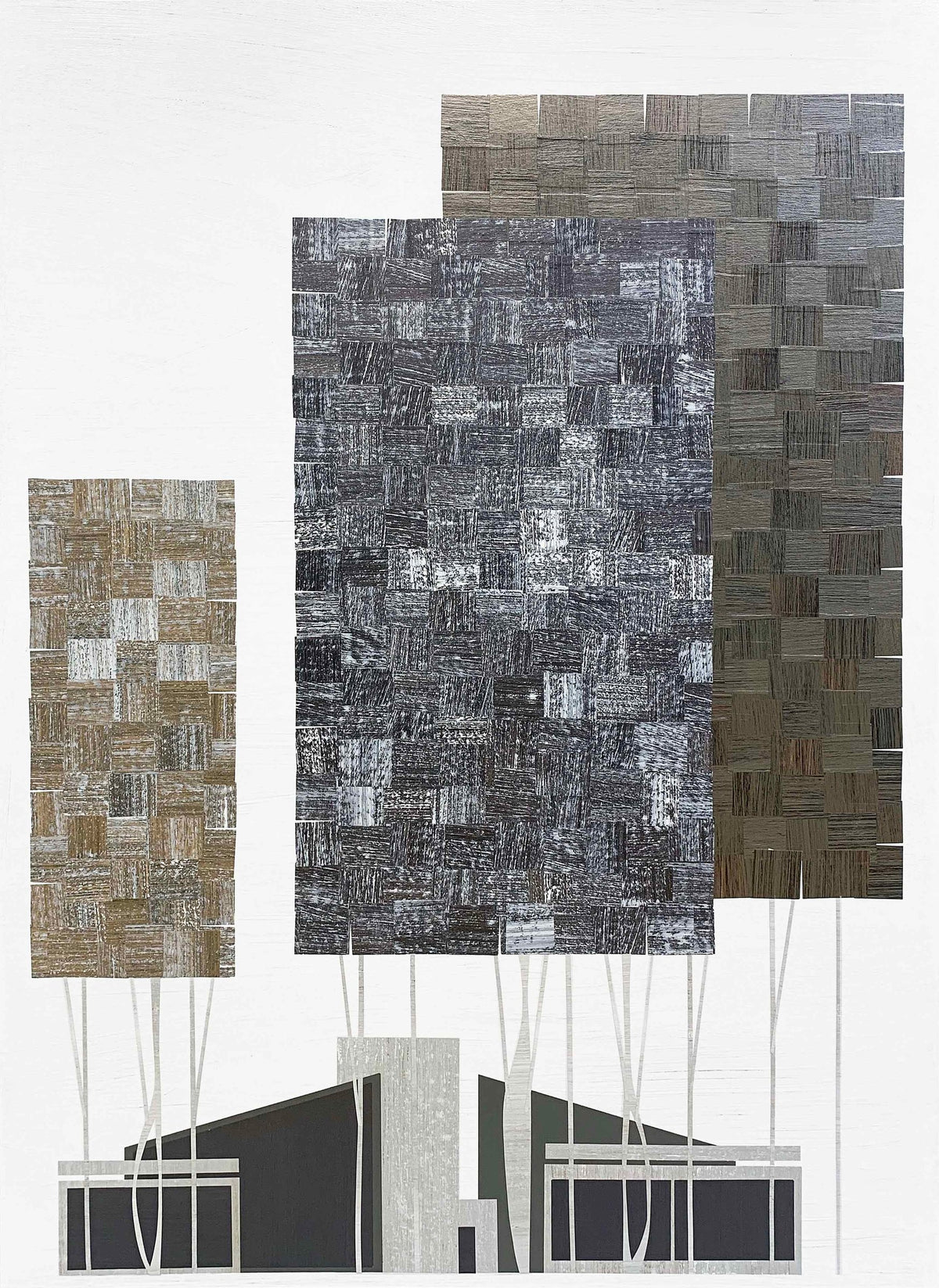 Modern House in White Forest No.346