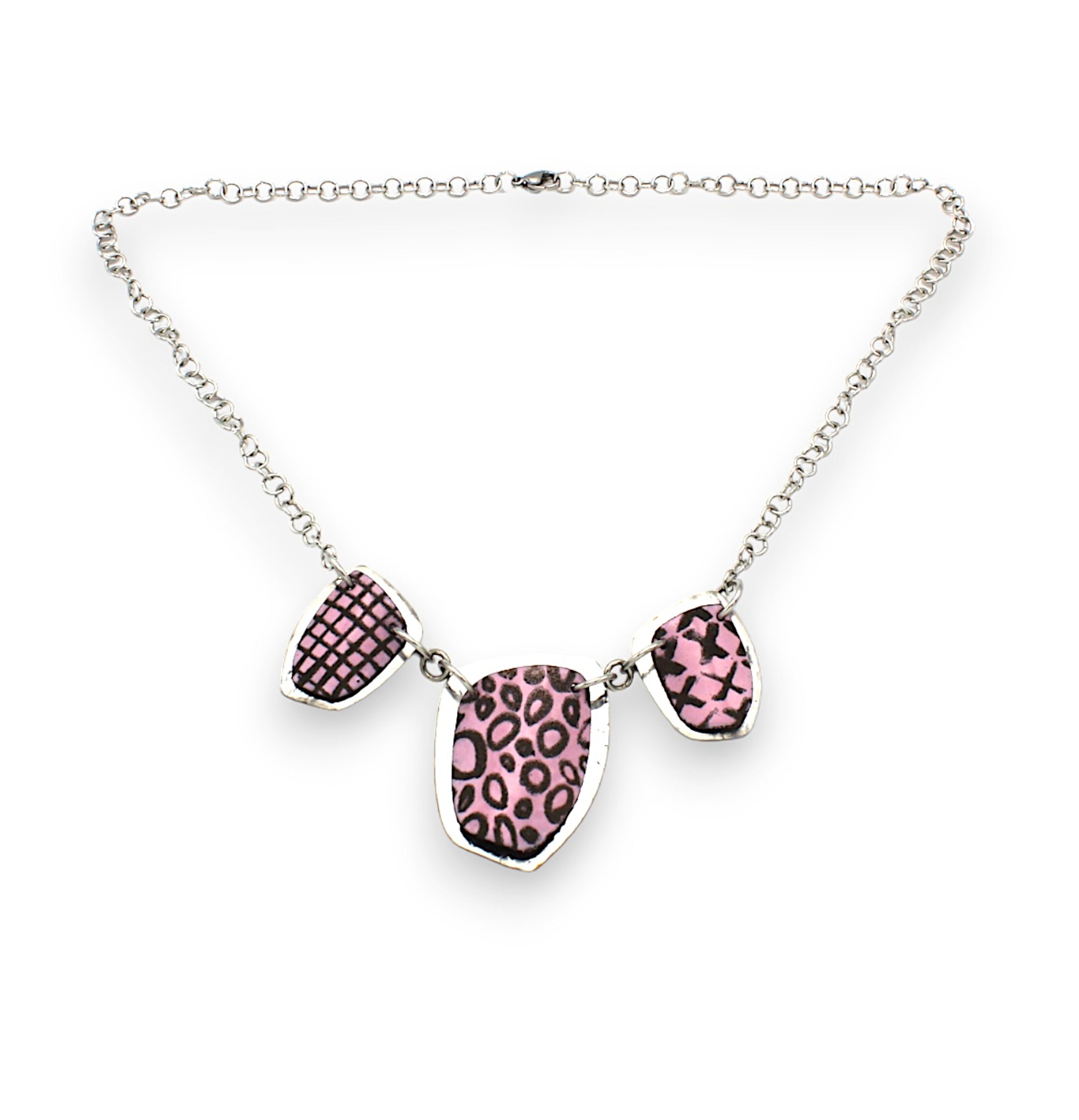 Pink Kaleidoscope Necklace