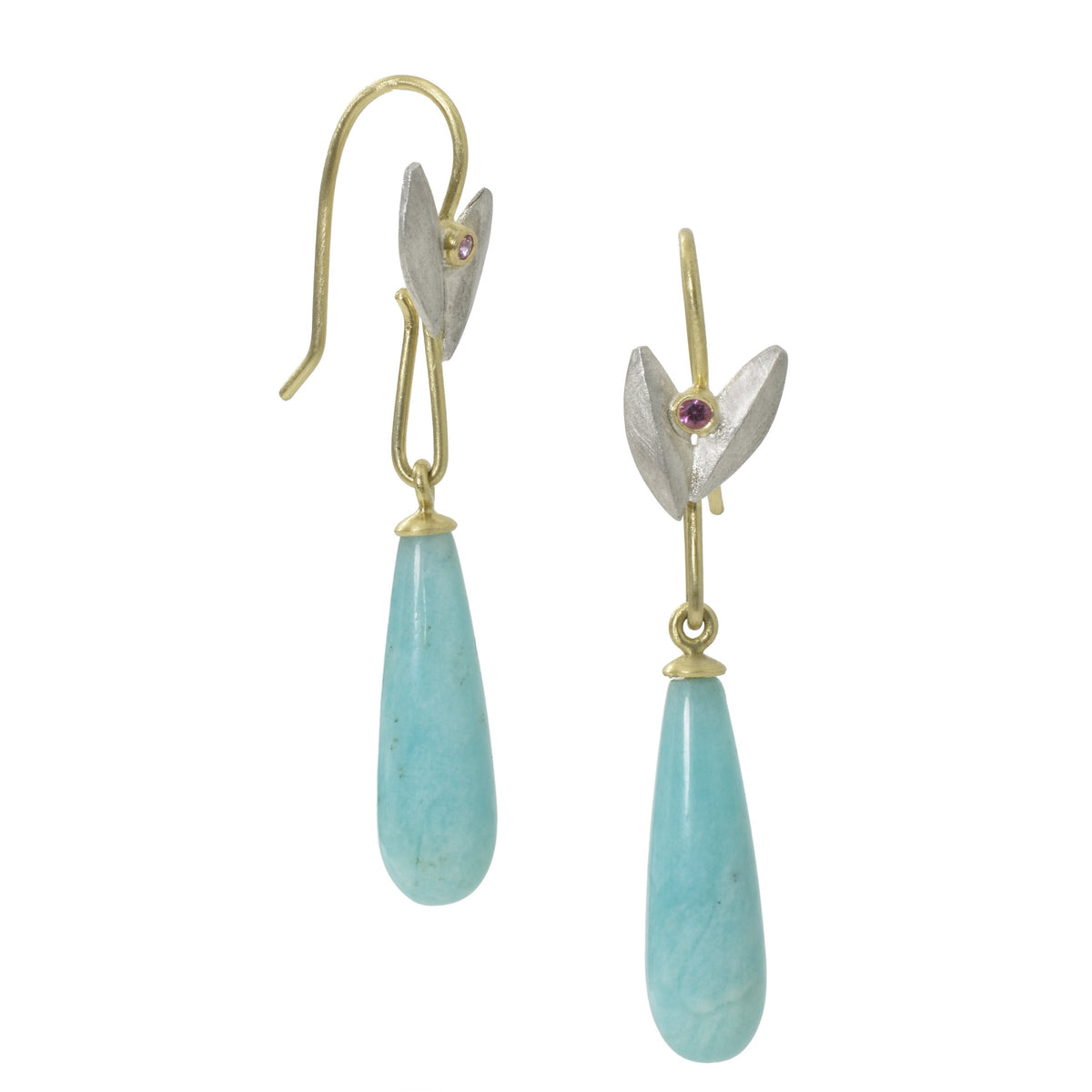 Amazonite Fleurir Earrings