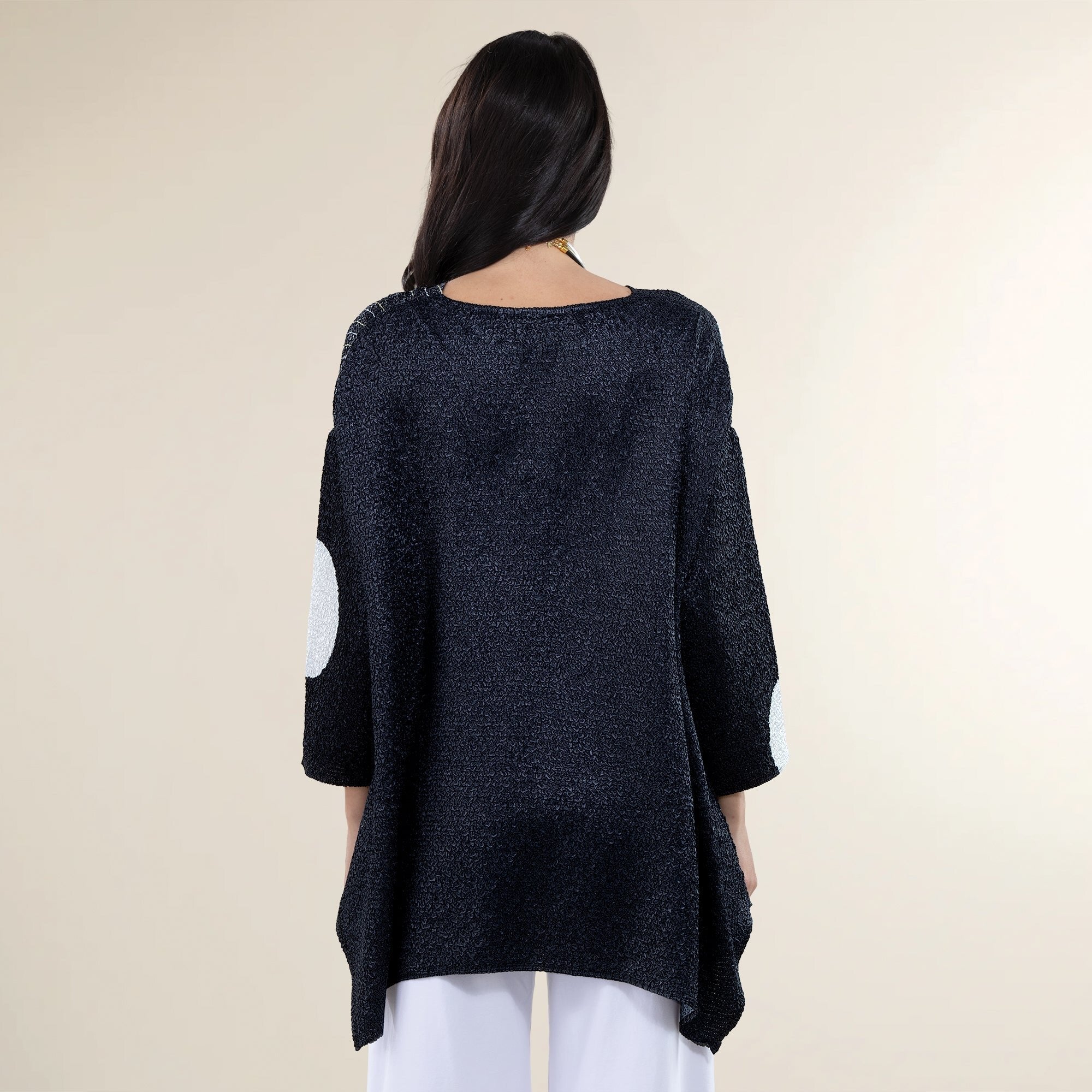 Rippling Circles Crinkle Tunic