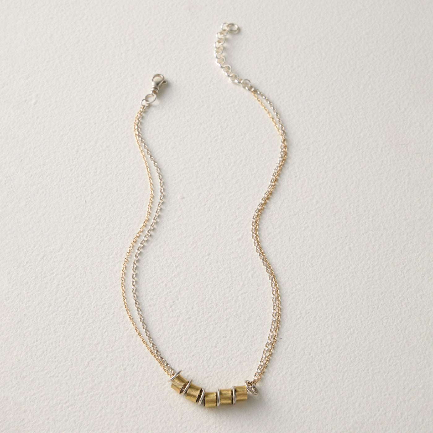 Circles & Tube Necklace