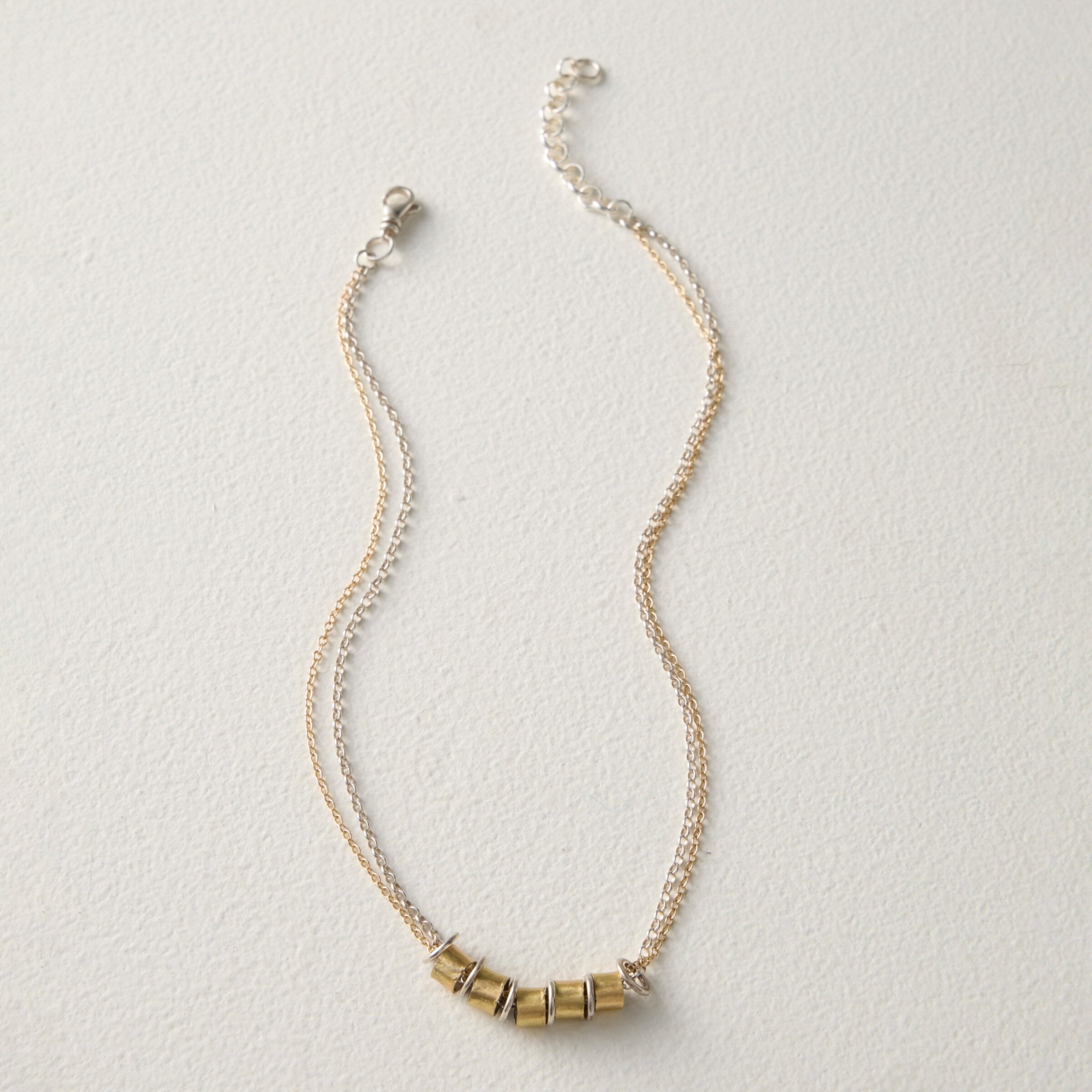 Circles & Tube Necklace